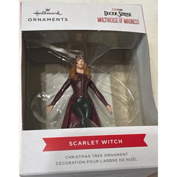 Hallmark Dr. Strange Multiverse of Madness Scarlet Witch Tree Ornament (NIB) - Picture 2 of 5